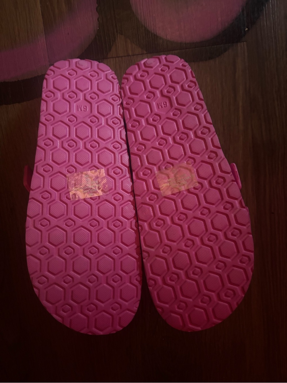 Nine West Pink Slide Sandals